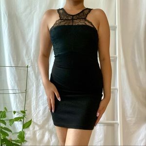 GUESS Lace Trim Dress